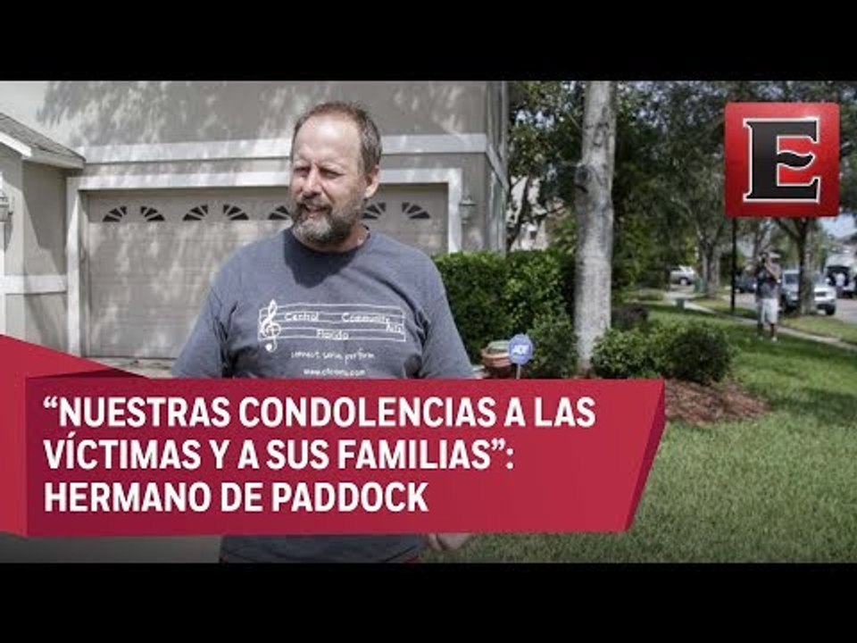 Hermano del presunto autor de masacre en Las Vegas da la cara