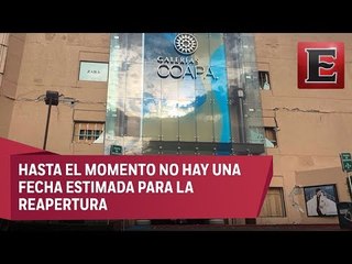 Trabajos de reparación en Galerías Coapa afectada por sismo del 19S