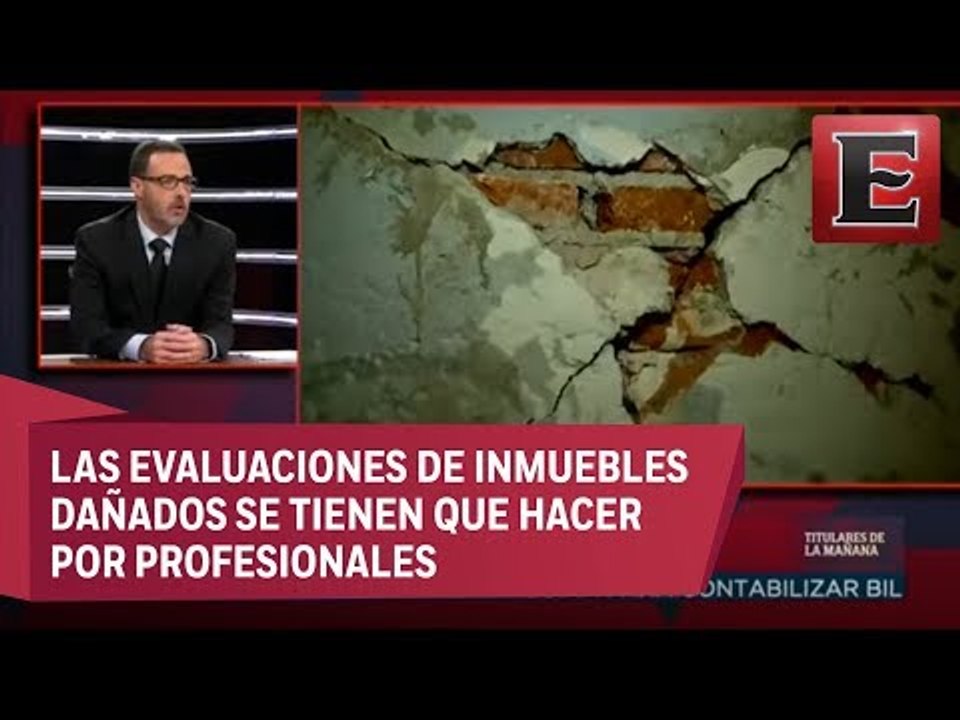 Mauricio Flores: Chequeos de edificios y casas dañadas por sismos