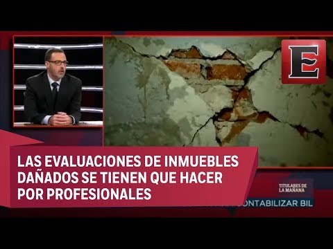 Mauricio Flores: Chequeos de edificios y casas dañadas por sismos