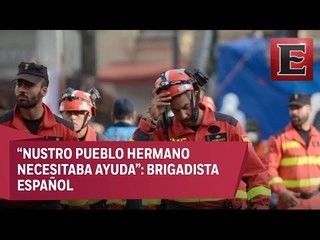 Estaremos aquí el tiempo que sea necesario: rescatista español