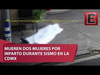 Mueren dos personas por infarto durante nuevo sismo