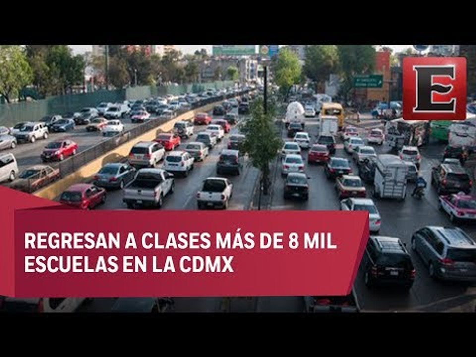 Reporte de las principales arterias viales del Valle de México