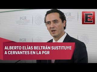 Alberto Elías Beltrán asume titularidad de PGR por suplencia