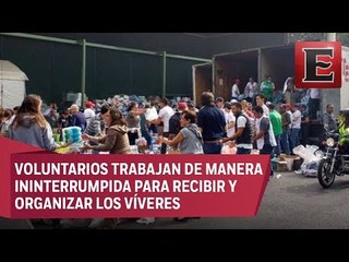 Campo Marte envía 5 tráileres con víveres para zonas afectadas por sismo