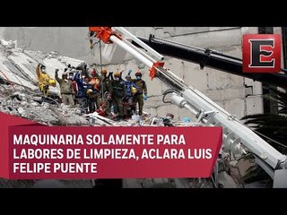 Protección Civil rechaza demoliciones en lugares donde hay sobrevivientes