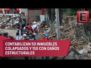 Viviendas de San Gregorio Atlapulco golpeadas por el sismo del 19S