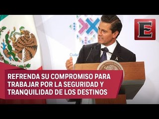 Destinos turísticos afectados por sismo están en pie: Peña Nieto