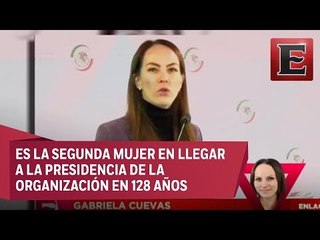 Gabriela Cuevas habla sobre su nombramiento como Presidenta de la Unión Interparlamentaria