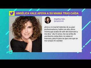 ¡Angélica María se ríe de la caída que sufrió en el Auditorio Nacional! | De Primera Mano