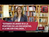 Mariana Gómez del Campo habla sobre la renuncia de Margarita Zavala