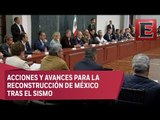 Peña Nieto y gabinete evalúan daños y reconstrucción de México