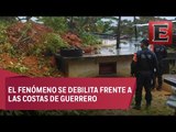 Tormenta Ramón dejan dos muertos y daños en Oaxaca