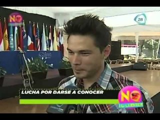 Juan Solo se presentó en un colegio al sur de la ciudad de México.