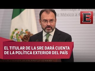 Videgaray acudirá al Senado por glosa del V Informe de Peña Nieto
