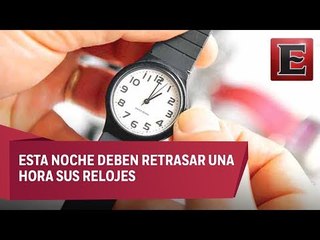 Este 29 de octubre termina el horario de verano