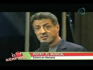La Sobremesa. Estrenarán en Alemania Rocky el musical el próximo domingo