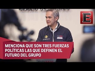 Las acciones en el Frente Ciudadanos no dependen de una persona: Mancera