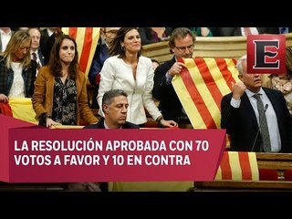 ÚLTIMA HORA: Parlamento de Cataluña declara su independencia respecto de España