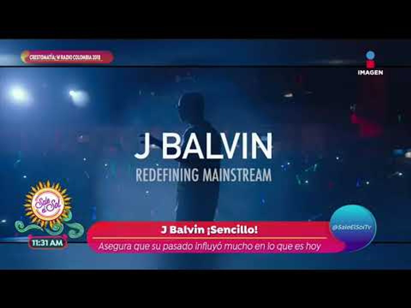 ⁣¡J Balvin habla de la depresión que padece! | Sale el Sol