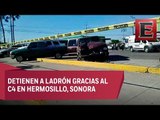 Así persiguieron y capturaron a ladrón de autos en Hermosillo