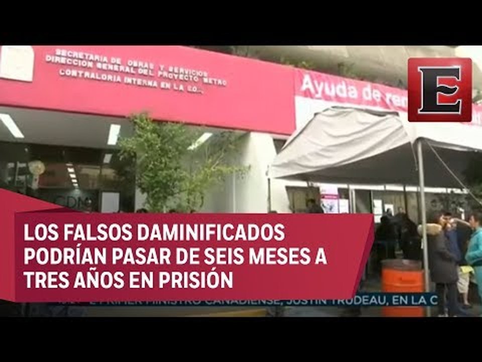 Falsos damnificados devuelven cuatro cheques