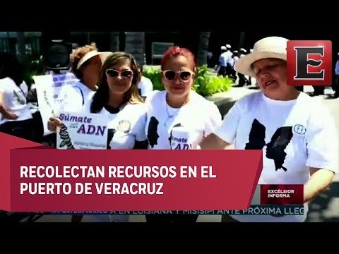 Madres de desaparecidos “botean” en Veracruz para realizar pruebas de ADN