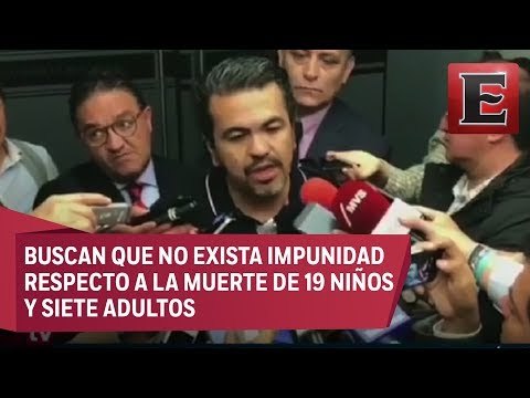 Padres de víctimas del colegio Rébsamen se reúnen con senadores