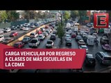 Reporte de las principales vialidades del Valle de México