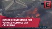 En vivo: Evacuaciones masivas por fuertes incendios en California