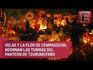 Noche mística en Pátzcuaro por el Día de Muertos
