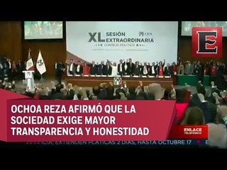 Detalles de la XL Sesión Extraordinaria del PRI