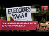 Elecciones en Venezuela: opositores a Maduro denuncian obstáculos