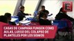Estudiantes de Puebla regresan a clases...en aulas provisionales