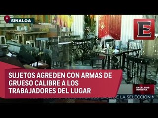 Ataque a ataque a bar en Sinaloa deja dos muertos