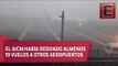 Suspenden aterrizajes en el aeropuerto capitalino por densa niebla