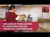 Punto y coma: Trabajadores del hogar; un empleo que vive en la informalidad