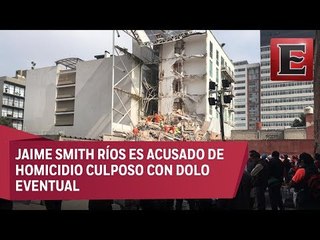 Prisión preventiva a responsable de construcción del edificio colapsado en la colonia Portales