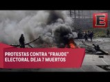 Al menos 7 muertos y una veintena de heridos en Honduras