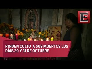 Juchitán, destrozado por sismo, celebra el Día de Muertos