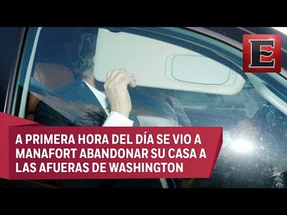 Paul Manafort se entrega al FBI
