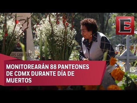 Operativo en los panteones del Valle de México por el Día de Muerto