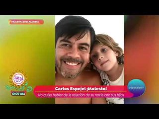 Carlos Espejel no quiere hablar sobre el ex de Alma Cero | Sale el Sol