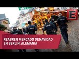 Entre policías, abren los mercados navideños alemanes