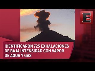 Volcán Popocatépetl se encuentra con constante actividad