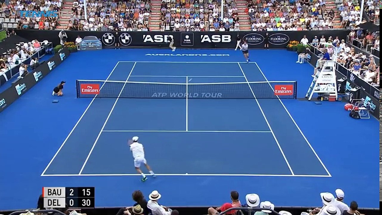 Juan Martin del Potro vs Bautista Agut - Auckland 2018 Final [Highlights HD]