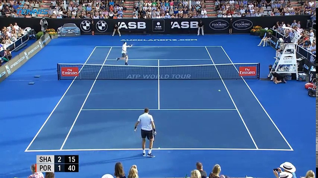 Juan Martin del Potro vs Denis Shapovalov - Auckland 2018 R2 [Highlights HD]