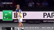 Kei Nishikori Vs Peter Gojowczyk - Metz 2018 R2 (Highlights HD)