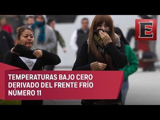 Alertas amarilla y naranja en la CDMX por frío intenso