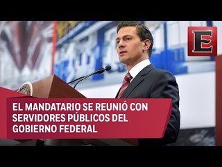 Peña Nieto expone los avances de su administración en Palacio Nacional